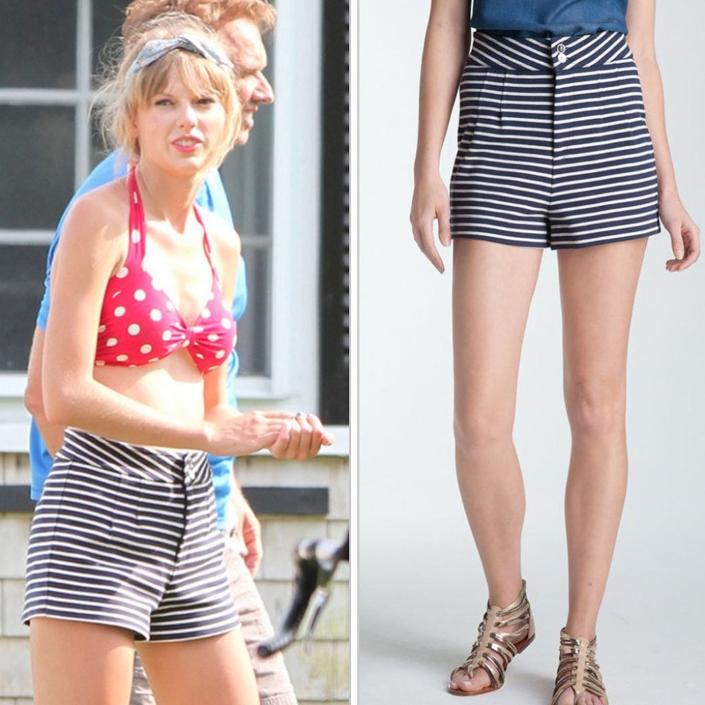 Marc by Marc Jacobs Secret Stripe Knit Shorts